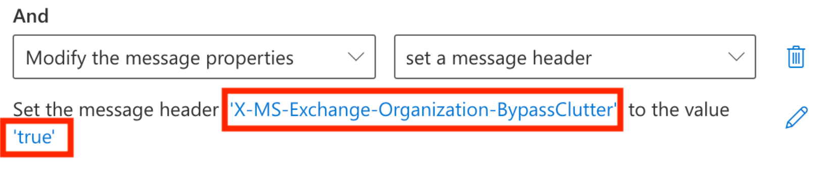 Configuration BypassClutter